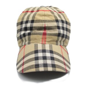 バーバリー ベースボールキャップ ブランドオフ BURBERRY コットン キャップ コットン メンズ レディース