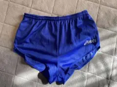 asics 陸上用ショートパンツ 青