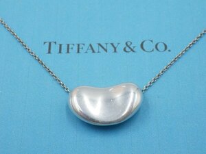 327986d【1円スタート】TIFFANY＆Co. ティファニー ビーン 19mm 925 ネックレス エルサペレッティ チェーン41.5cm