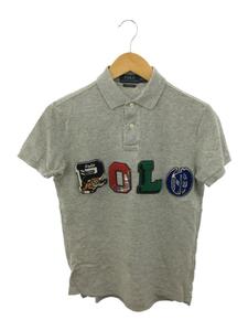 POLO RALPH LAUREN◆ポロシャツ/XS/コットン/GRY