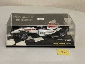 送料無料　ミニチャンプス　1/43 MINICHAMPS B.A.R Honda Showcar 2005 T.Sato 