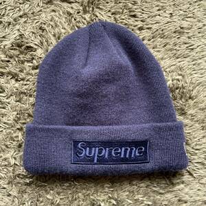 美品 Supreme New Era Tonal Box Logo Beanie ニューエラ ビーニー シュプリーム ボックスロゴ