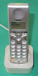 ＜通話可能＞SANYO（サンヨー）コードレス 電話機 子機 TEL-SDJ5 ＋ 充電器 (2)