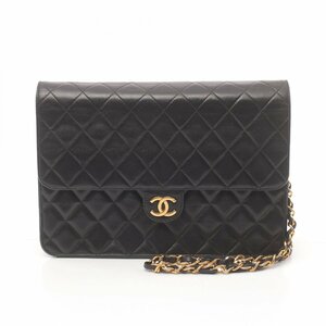 シャネル マトラッセ ブランドオフ CHANEL ラムスキン（羊革） ショルダーバッグ ラムスキン 中古 レディース