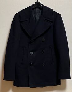 ほぼ未使用 40s NAVAL CLOTHING FACTORY コート 36 Pコート ピーコート アメリカ軍 US NAVY ミリタリー ジャケット 30s 50s ヴィンテージ