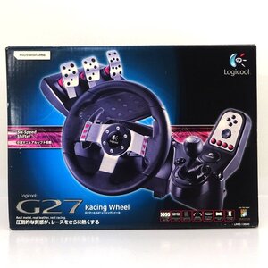 ★中古★Logitech G27 レーシングホイール LPRC-13500 (PS3/ロジクール/ステアリングコントローラー/ハンドルコントローラー)★【GM643】