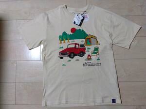 値下げ　NISSAN go slow caravan コラボ 半袖 Tシャツ SAFARI サファリ TEE ユニセックス アウトドア キャンプ フェス