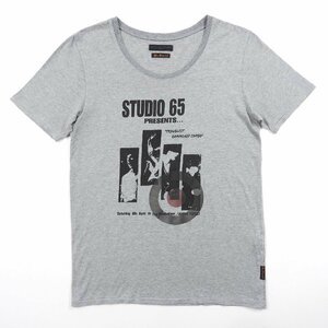 ラウンジリザード × ベンシャーマン 半袖 Tシャツ グレー #19524 送料360円 LOUNGE LIZARD Ben Sherman コラボ きれいめ ドメブラ ロック