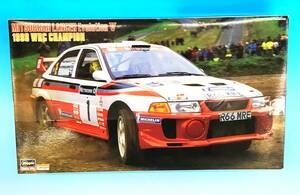 未開封 未組立 ハセガワ 1/24 三菱 ランサー エボリューション V 1998 WRC チャンピオン プラモデル Hasegawa
