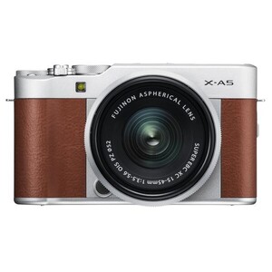 中古 １年保証 美品 FUJIFILM X-A5 レンズキット XC 15-45mm OIS PZ ブラウン