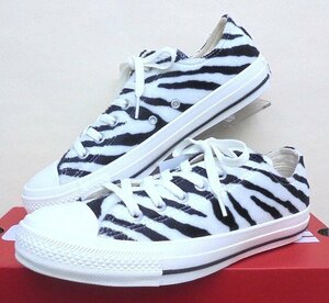 ★2023秋冬★CONVERSE ALL STAR ZEBRAFUR OX(コンバース　オールスター ゼブラファー）オフホワイト25.0