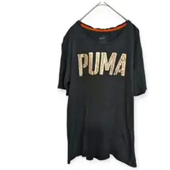 ★puma  プーマ　メンズ　半袖　Tシャツ　ゴールドロゴ　サイズS