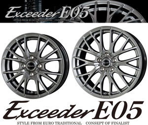 [業販品] [冬用] 4本セット 新品 Exceeder E05 CS 18インチ 5-100 ブリヂストン VRX3 235/50R18 フォレスター[SH系]