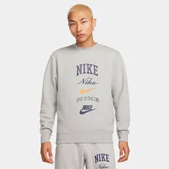 ナイキ トレーナー 長袖 メンズ スウェットシャツ NIKE Club クルーネック スポーツウェア ロゴ スエット トレーニング  スポーティ  服 nike 灰色 グレー メンズウェア/FN2611-063