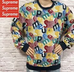 【☆ウルトラレア☆】早い者勝ち！！Supreme 総柄 セーター L 一点物