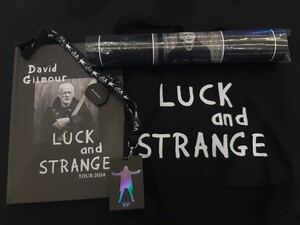 David Gilmour tour 2024 デビッドギルモア ピンクフロイド Pink Floyd Luck and Strange デヴィッドギルモア VIP 専用グッズ