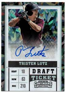 【TRISTEN LUTZ】2017 PANINI Contenders Draft Picks Cracked Ice Ticket Autographs[04/23]