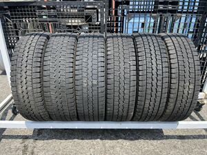 TBLT252 中古 205/75R16 113/111 LT DUNLOP WM LT03 ダンロップ ウインターマックス 冬タイヤ スタッドレス 小型 ライトトラック用 ６本