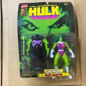 1990年代/超人ハルク/アクションフィギュア/ビンテージ/Toybiz/The Incredible Hulk/Action Figure(She Hulk/MOC) MA-173