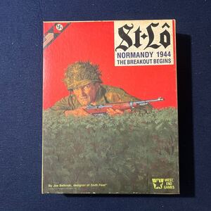 《ユニット未切断》WEG St. Lo サン・ロー ノルマンディ 1944 ウォーゲーム ボードゲーム 戦闘 戦争 army レア 当時物 海外 コレクター