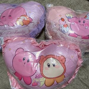 星のカービィ　Kirby × Dr.MORICKY フリルハート クッション　ワドルディ　全3種セット