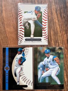 【送料込】松坂大輔投手のシリアルパラレル含むアッパーディック野球カード/UpperDeck2000/プロ野球カード/コレクションの蔵出し