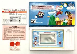 【おそらく新品未使用】任天堂 ゲーム＆ウォッチ スーパーマリオブラザーズ YM-105 Nintendo GAME&WATCH SUPER MARIO BROS.