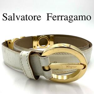 Salvatore Ferragamo フェラガモ ベルト ガンチーニ ロゴ金具