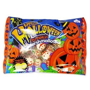 ハロウィン限定のお菓子 エイワ 130g ハロウィンのパンプキンマシュマロ