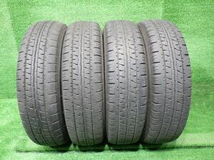 中古 ダンロップ タイヤ 夏 145/80R12 4本 2023年 VAN01