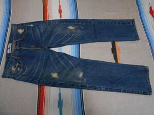 JUSTIN J201 赤耳 ビンテージ インディゴ ジーンズ ハイオンス W34 VINTAGE INDIGO JEANS KURT COBAIN Rock 