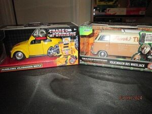 Volkswagen Toy Jada TRANSFORMERS Bus and Bug BUMBLE BEE 1/32 nib 海外 即決