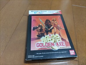 ゴールデンアックス　箱説付き　 ワンダースワンカラーソフト WSC　戦斧　GOLDEN AXE WONDER SWAN