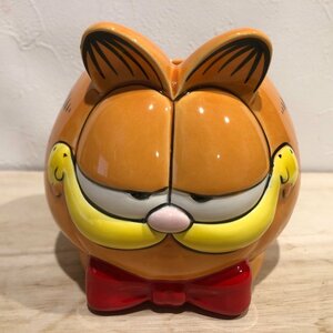 ガーフィールド　マグカップ　陶器　Garfield　昭和レトロ　置物　猫　ネコ インテリア オブジェ garfield Piggy bank 管理番号001・3