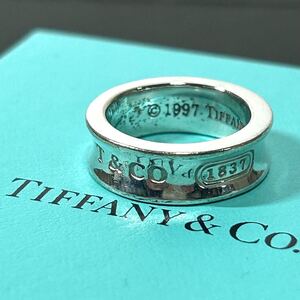 【ティファニー】基準内 TIFFANY&Co. 指輪 1837 ナロー リング ピンキーリング サイズ8号 アクセサリー 女性用 レディース