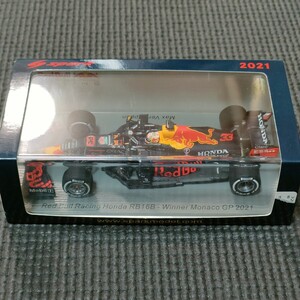 スパークモデル 1/43 レッドブル レーシング ミニカー RB16B 2021 F1 モナコGP ウィナー #33 M.フェルスタッペン S7676 