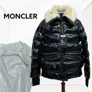 新品タグ付き 国内正規品 MONCLER モンクレール グルノーブル ARABBA 襟シープファー シャイニーナイロン ダウンジャケット 1A000-44-539FT