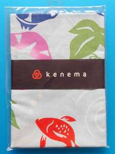 kenema（気音間）注染手拭い 242481 夏池 税抜1050円 2011-14年頃購入 涼しげ 壁掛け（タペストリー）として 日本製 綿100%