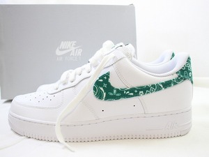 1円　未使用　ナイキ　ウィメンズ　エアーホース１　エアフォース1　NIKE AIR FORCE１　★　スニーカー　28，5ｃｍ　天然皮革　ＲＯ３２　