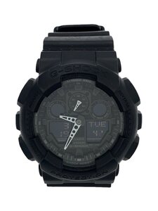 CASIO◆クォーツ腕時計・G-SHOCK/デジアナ/BLK/BLK//