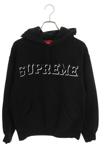 シュプリーム パーカー 20AW Drop Shadow Hooded Sweatshirt サイズ:S ドロップシャドウプルオーバーパーカー 中古 HJ12