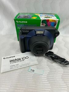 535 動作未確認 FUJIFILM instax100 インスタントカメラ カメラ本体