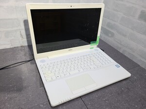 【ジャンク品】管1A69 FUJITSU LIFEBOOK AH50/C2 FMVA50C2WP CPU core i7-7700HQ HDD無し、メモリー無し、バッテリー無し、通電しません