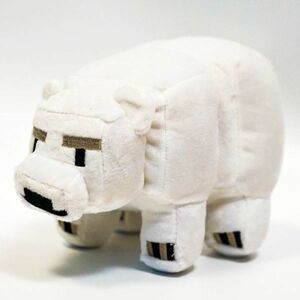 ぬいぐるみ　シロクマ　白熊　18cm クッション マインクラフト マイクラ　グッズ クリーパー　人形