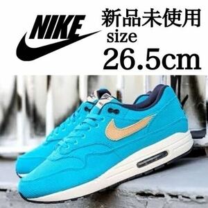 新品未使用 NIKE 26.5cm ナイキ AIR MAX 1 PRM エアマックス ワン コーデュロイ スニーカー シューズ AIRMAX スウッシュ 箱無し 正規品