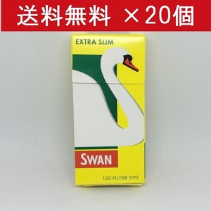 [最安保証・送料無料]SWANエクストラスリムフィルター20個×120本Extra Slim zig zag zigzag