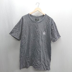 ◇ ⊂ Snow Peak ロゴプリント バックプリント 半袖 Ｔシャツ サイズXL グレー ライトグレー メンズ レディース E