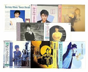 原田知世 12インチレコード 8点セット LP 『坂本龍一プロデュース「撫子純情」』『シュマッツ』など 時をかける少女 大判ポスター有 帯付含