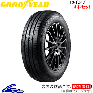 グッドイヤー エフィシェントグリップ エコ EG02 4本セット サマータイヤ【155/70R13 75S】GOOD YEAR EfficientGrip ECO 夏タイヤ 1台分