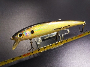 エクスカリバーミノー #38/シルバー USED ウレタンコート マーク・ソーシン シグネイチャー EXCALIBUR MINNOW MARK SOSIN SIGNATURE